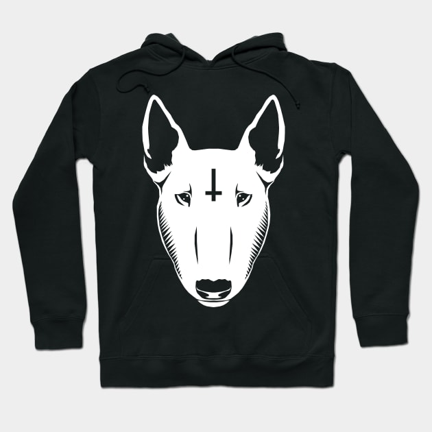 Bull Terrier Anti Christ Hoodie by GAz